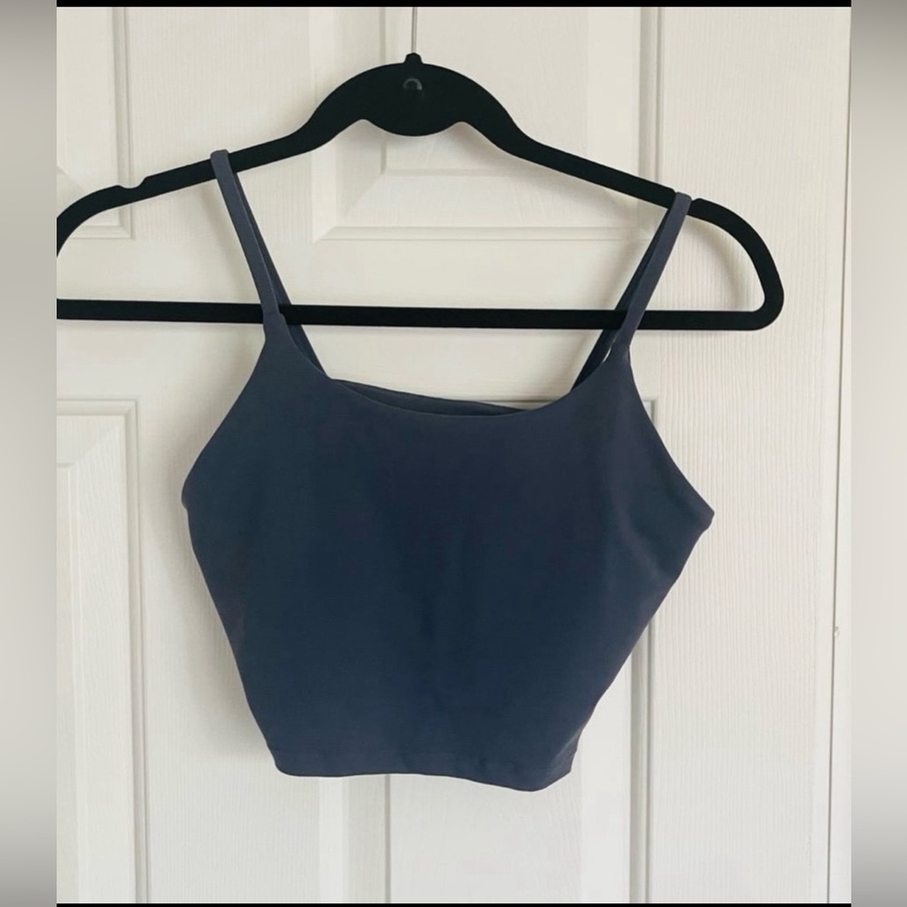 Midnight blue workout top